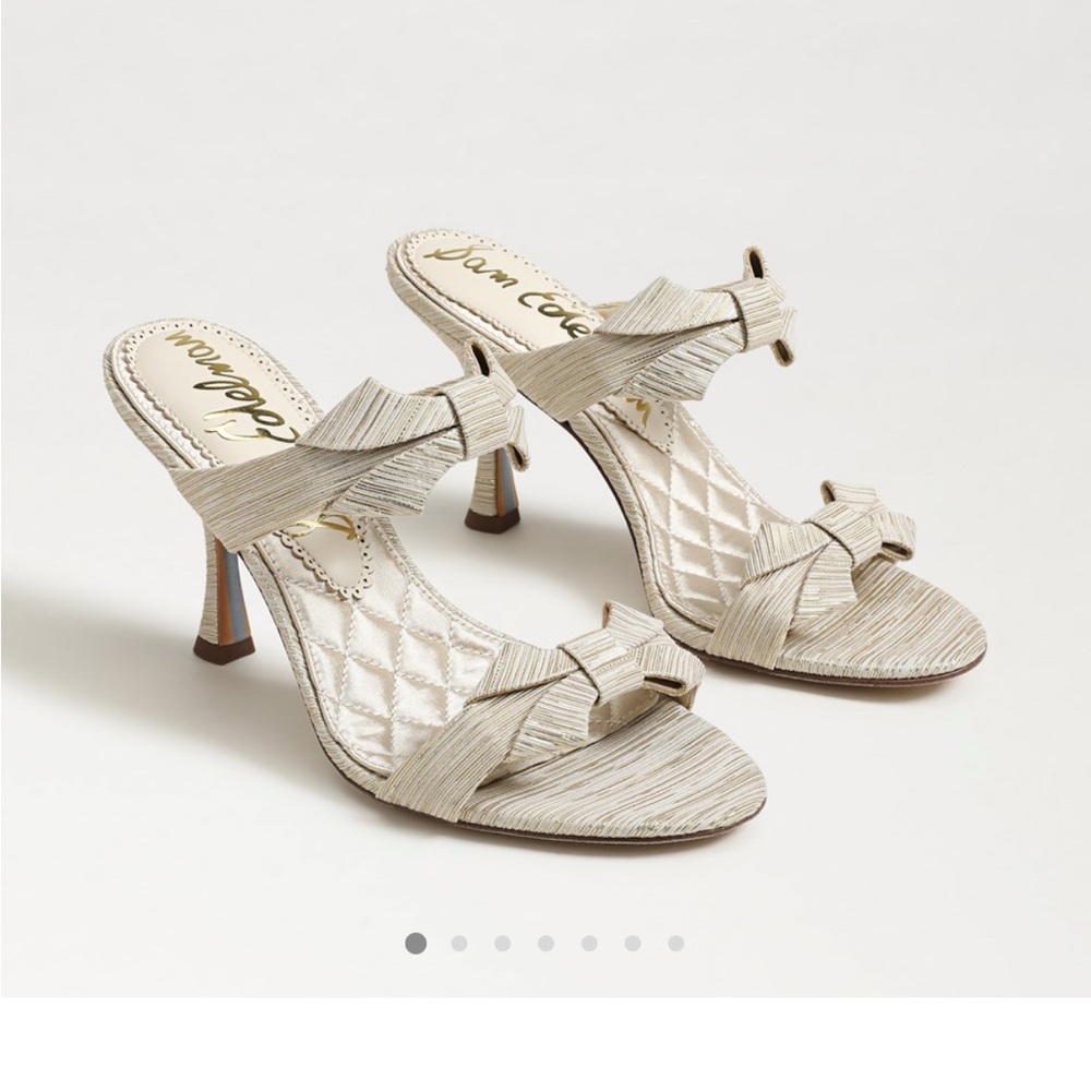 Sam Edelman Women's Cream Heeled Sandals